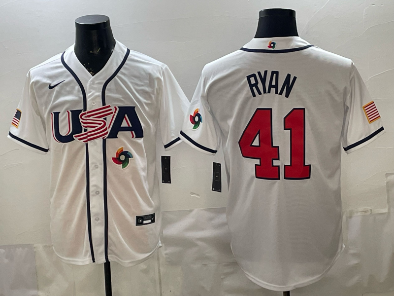 Men 2026 World cup white MLB Nike jersey 0091